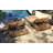 Jess Teak Single Chaise Lounger White Cushions