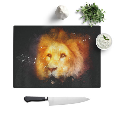 Lion Vol.4 Paint Splash Chopping Board