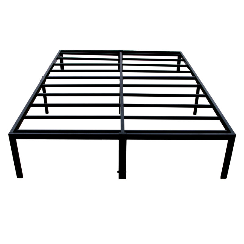 Sommier plateforme moderne en acier noir