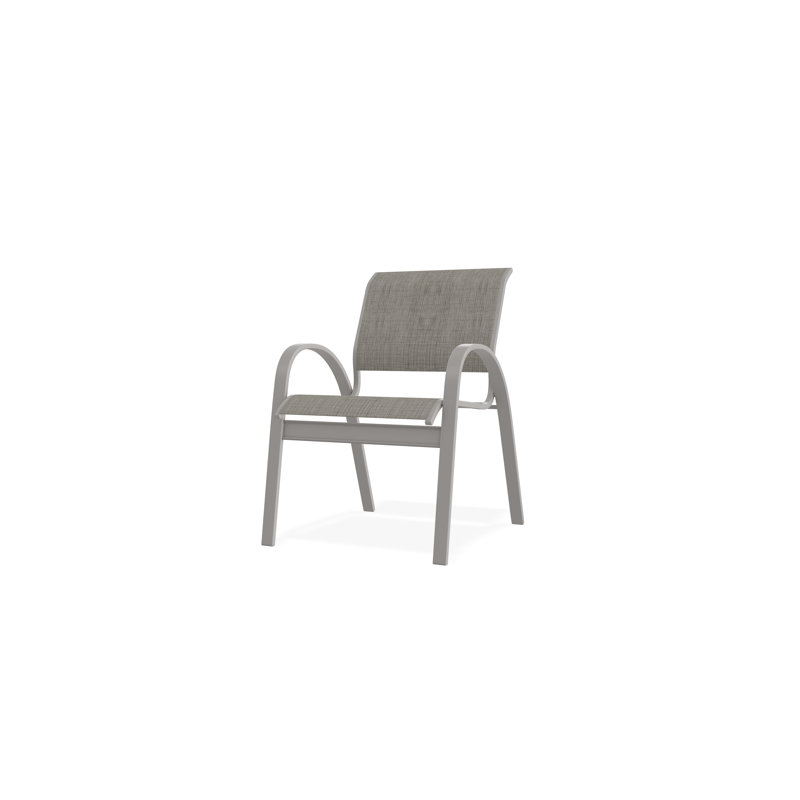 Aruba II Outdoor Dining Chair, Smoke, Warm Gray