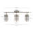24.37'' 3 -Light Fixed Track Track Kit with Dimmable and Adjustable Head