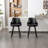 Bar Stools Set of 2/3/4, 26/30" Swivel High Back Bar Height Bar Stools-1280425762-1280425760-1280425764
