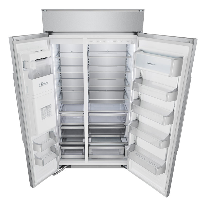 42-Inch Built-In Side-By-Side Refrigerator