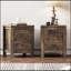 Table de chevet en bois Farmhouse