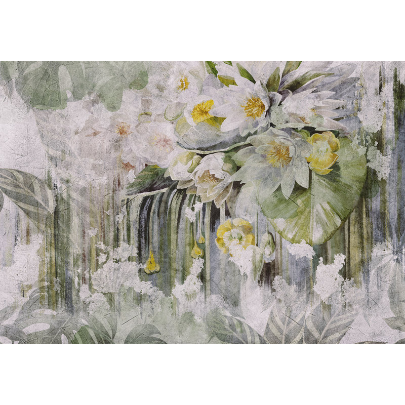 Adhésif mural floral pelez et collez - Moment sauvage, L 57 po x L 41 po