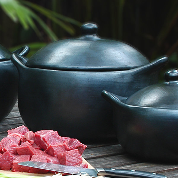 Ancient Cookware 8 qt. Terracotta Round Dutch Oven