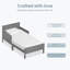  Lit plateforme pour tout-petits en bois massif par Dream On Me-1640701371