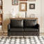 Causeuse moderne en similicuir de 51 po-1857327971