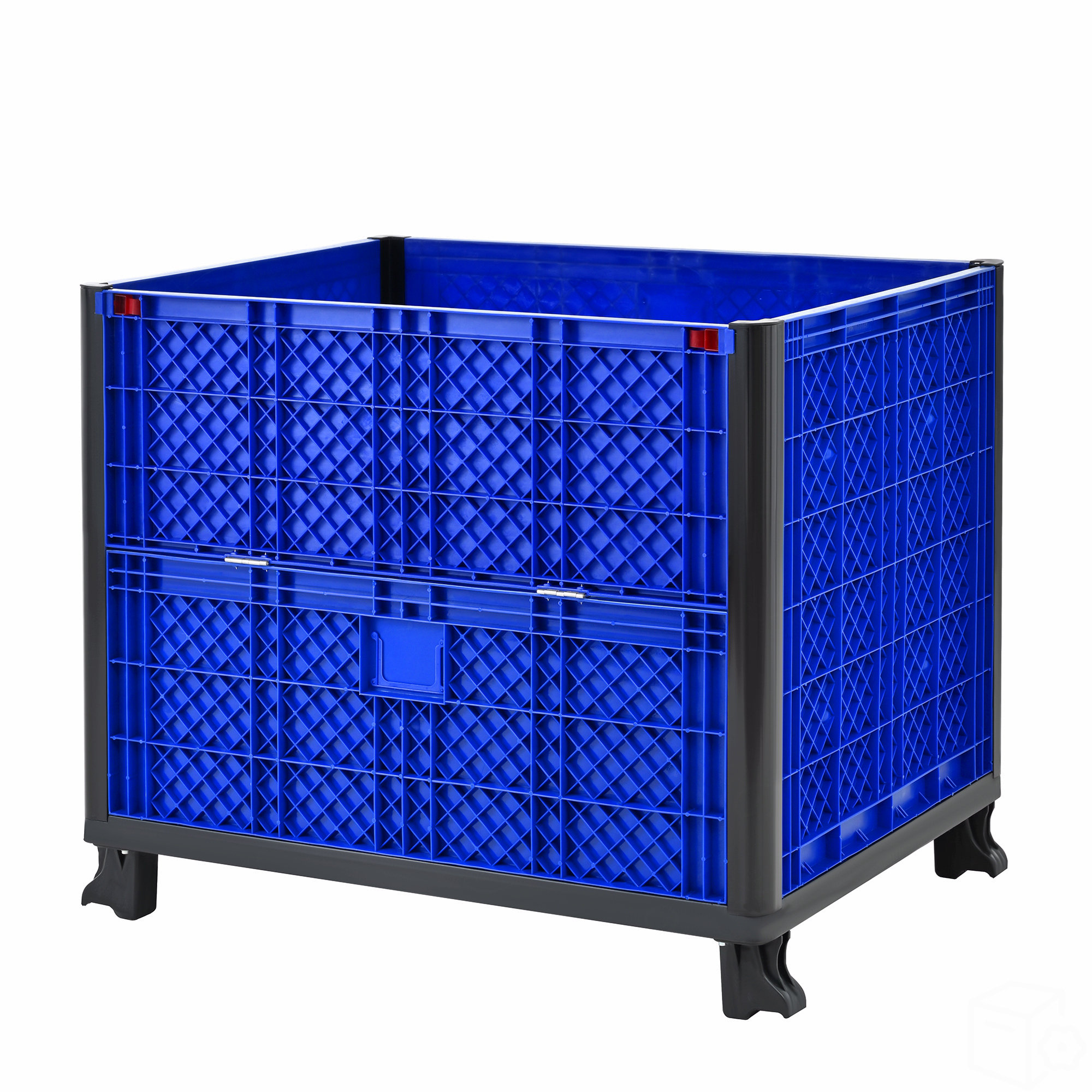 Large Body Containers 17 Stories Collapsible Bulk Container With Doors, Solid Wall,Total ...
