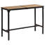 Anesti Rectangular Metal Outdoor Bar Table , 150cm cm W 55cm cm D