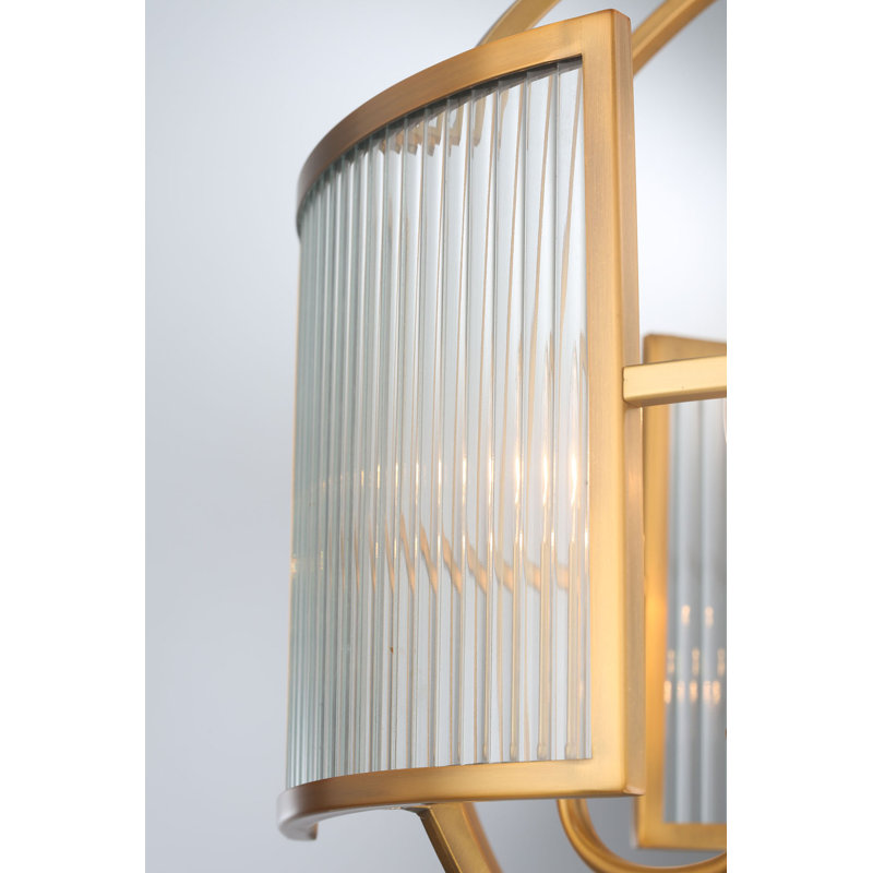 Manilow 6 - Light Globe Chandelier, Brass
