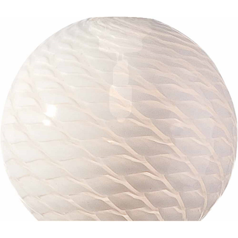 Mini abat-jour suspendu en verre blanc 3,25 "x l 4", Blanc