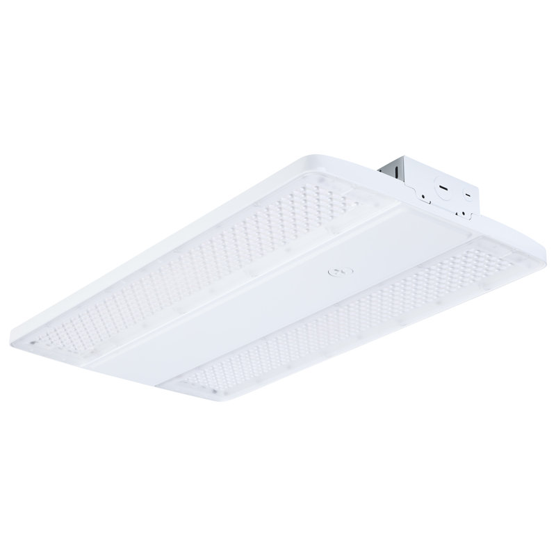 DEL linéaire haute hauteur 240/220/180 watts sélectionnable 3K / 4K / 5K CCT angle de faisceau sélectionnable finition blanche 120-347 Volt