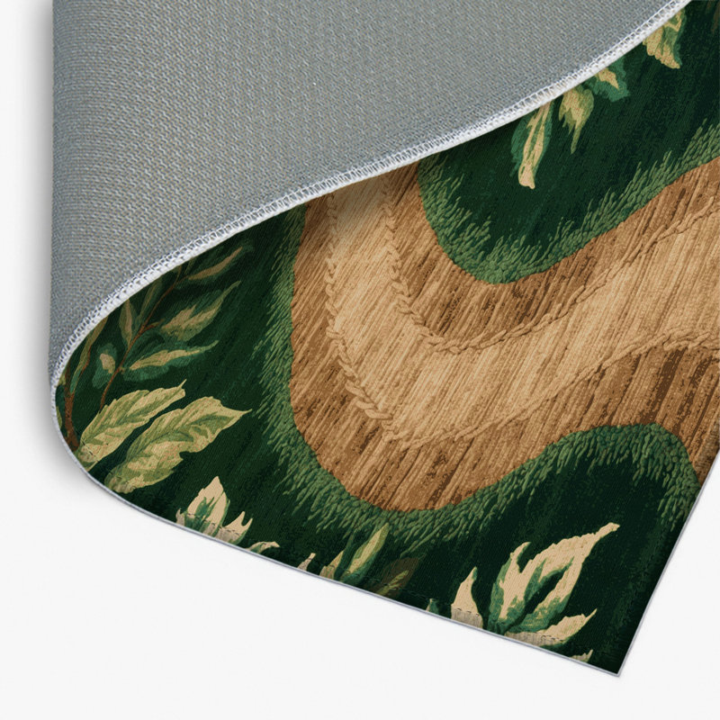 Tapis d'intérieur et d'extérieur vert Nature, Rectangulaire 2 pi x 3 pi