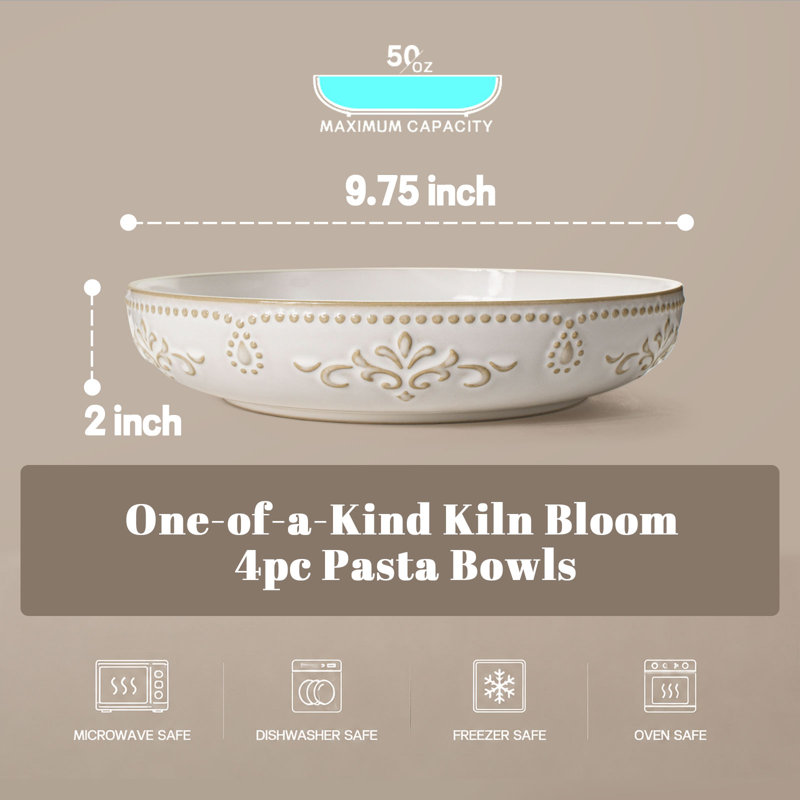 Multiple Patterns Bowl, 9.75"