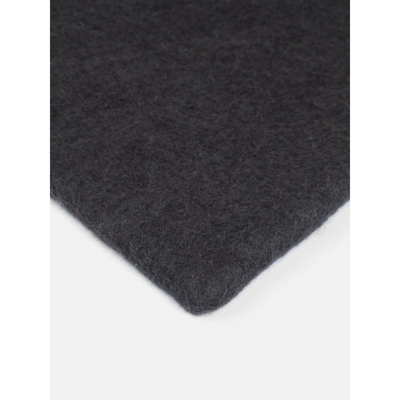 Solid Colour Wool Hand Woven Area Rug, Rectangle 140 x 200cm