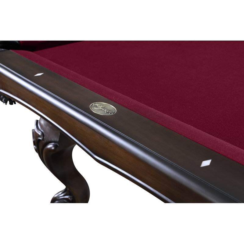 Wheaton Slate Pool Table with Professional Installation Included, Yes, Wine
