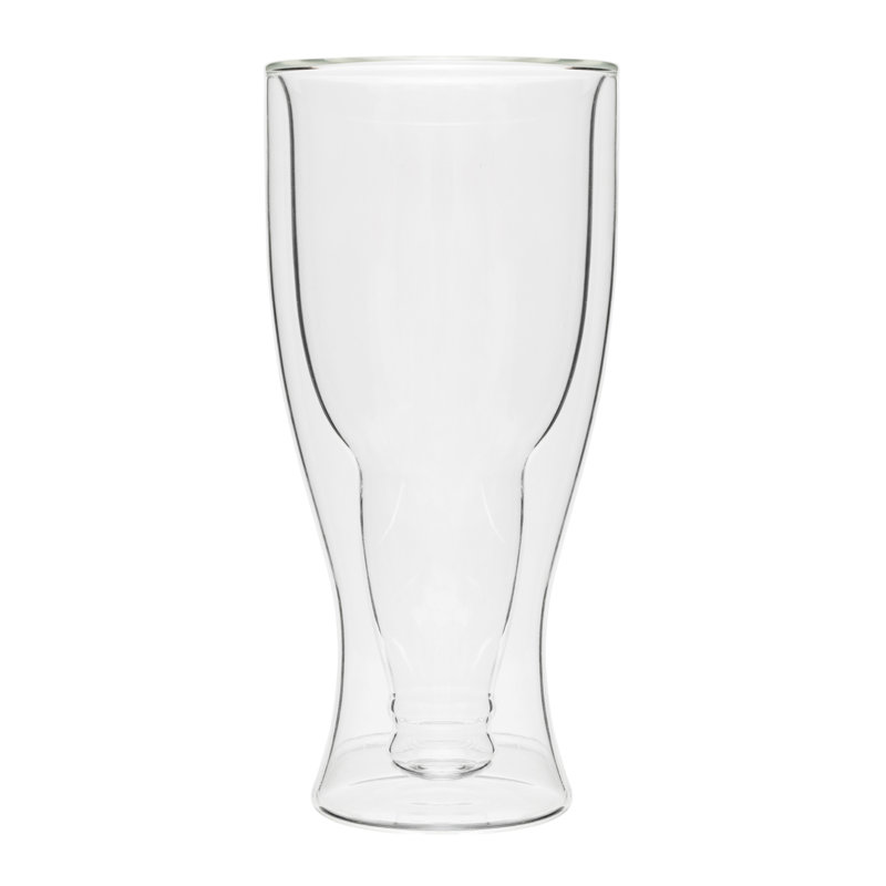 Verre à bière blanche