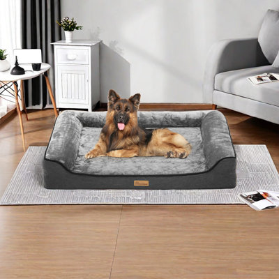 Balconera Orthopedic Dog Bed,Pet Bed with Memory Foam&Removable Zipper Cover