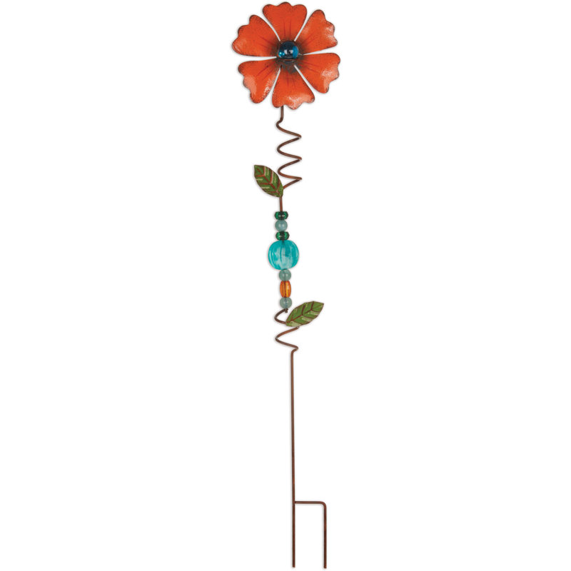Piquet de fleur de vison spirale orange - 75B1EB64BC6445BE8E9D749B858A9704
