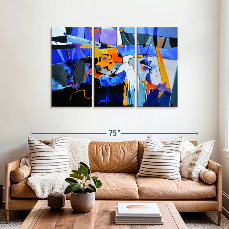Avery Smile Abstract, H 36 po x l 57 po