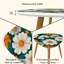 Ensemble de 2 tables basses gigognes Triangle