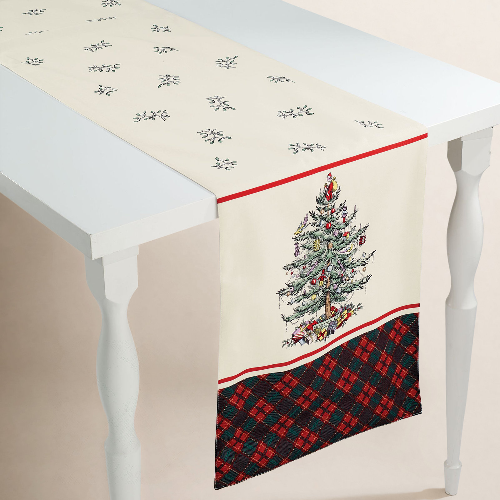 Christmas Tree Table Runner, 108" x 14"
