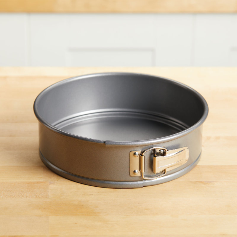 Anolon Advanced Bakeware Nonstick Round Springform Pan, 9 Inch, Gray