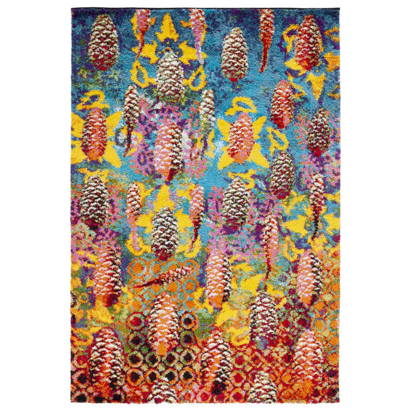Cleveland Performance Floral Rug, Rectangle 5'1" x 7'6"