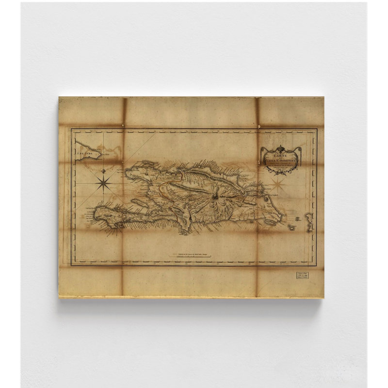«Saint Domingue» 1796 par cartes anciennes, affiche de carte du vieux Saint-Domingue, carte antique de la République dominicaine, carte de la République dominicaine, impression de carte de la ville