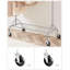 110.5cm Rolling Clothing Rack