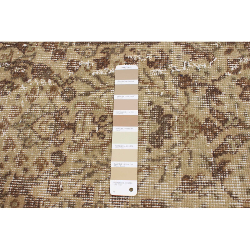 Tapis brun clair à transition de couleur 5 pi 6 po x 8 pi 10 po