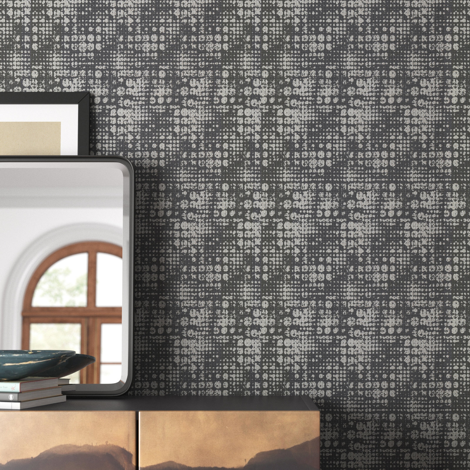 Rosanna Wallpaper, Gray