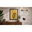 Iris in Gold Botanical - Framed Print-799901680-799901681