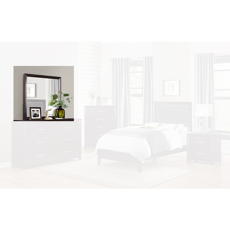 Miroir de commode Barba, Espresso