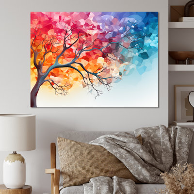 " Colorful Interpretation Of An Oak Tree Magic "