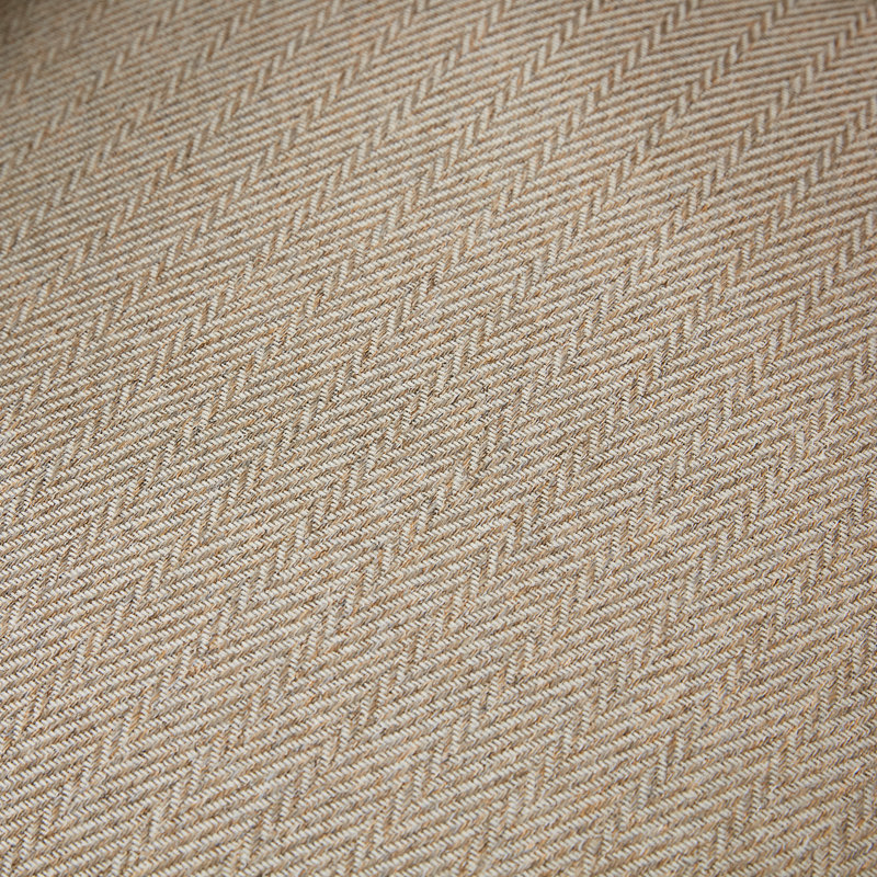 Fauteuil à oreilles rembourré Damiyah, Brun