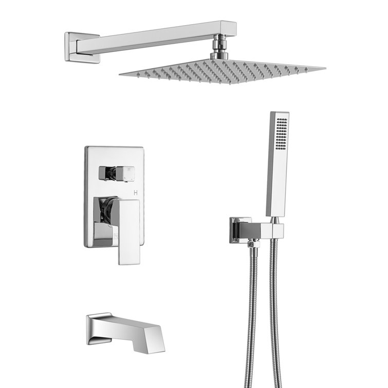 Calder Complete Shower System with Rough in-Valve