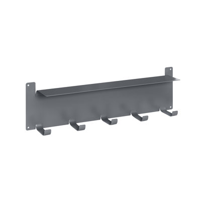 Ackworth Iron 5-Hooks Wall Mounted