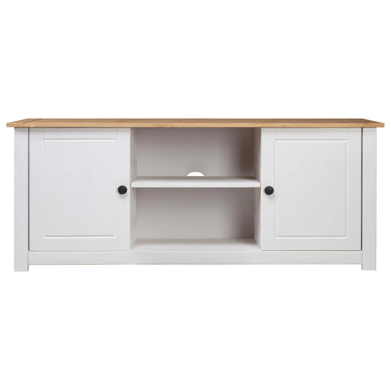 Manley Unfinished TV Stand for TVs up to 50", White