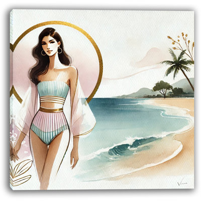 Impression sur toile Golden Hour Glam