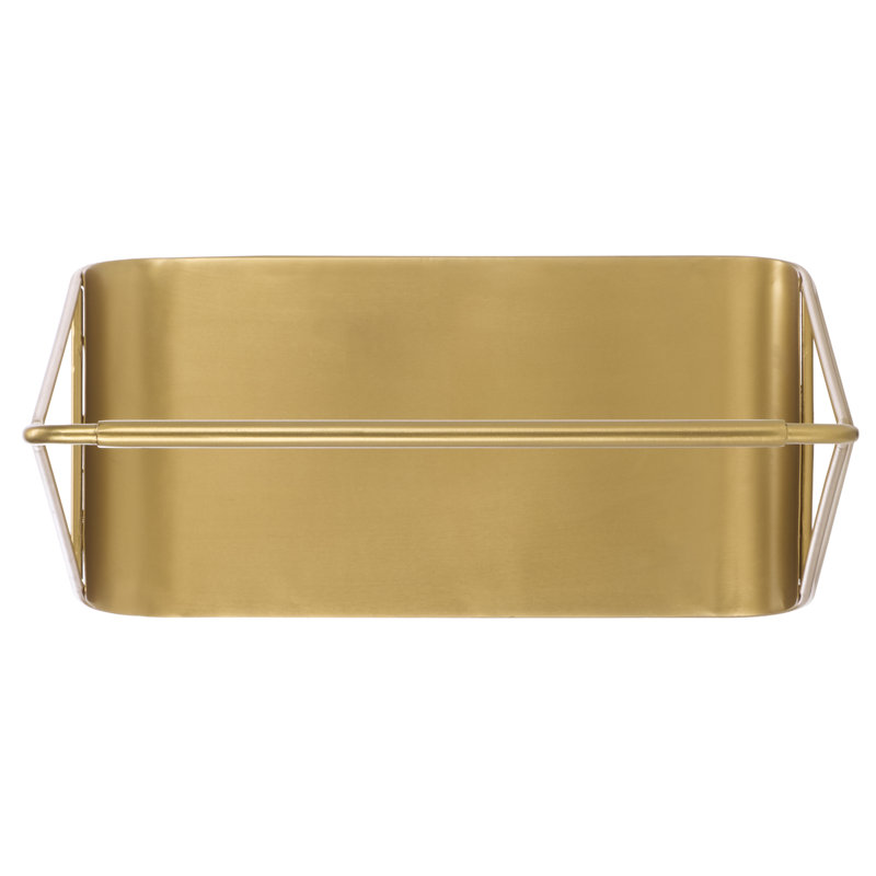 Porte-bûches en métal Trista, Brass