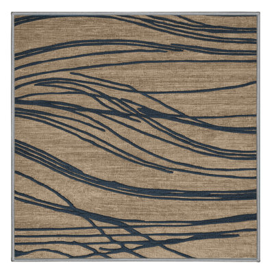 Tapis gris lavable à la machine