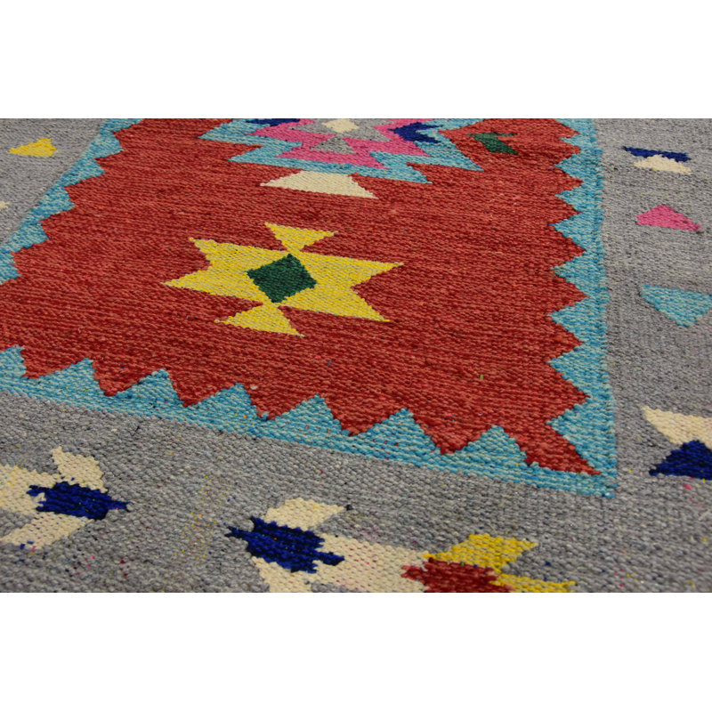 Aztec Hand Woven Area Rug, Rectangle 60 x 90cm