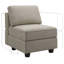 Fauteuil rembourré de 26,4 po de largeur avec dossier rembourré Nakash-1811285115