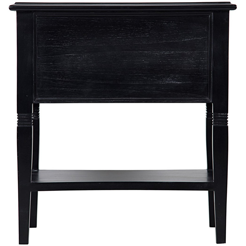 Oxford End Table, Hand Rubbed Black