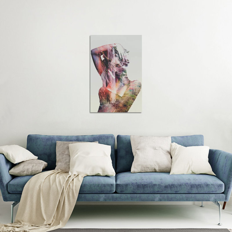 Wilderness Heart I, impression sur verre acrylique, H 24 po x l 16 po x P 0,25 po