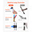 Solar Panel Cleaning Kit, 26 ft, Water Fed Pole Kit with Cleaning Brush, Squeegee, Soap Dispenser, Extendable Aluminum Telescopic Pole, 180° Rotatable Brush Head, for Roof Mounted Solar Panels-125528261