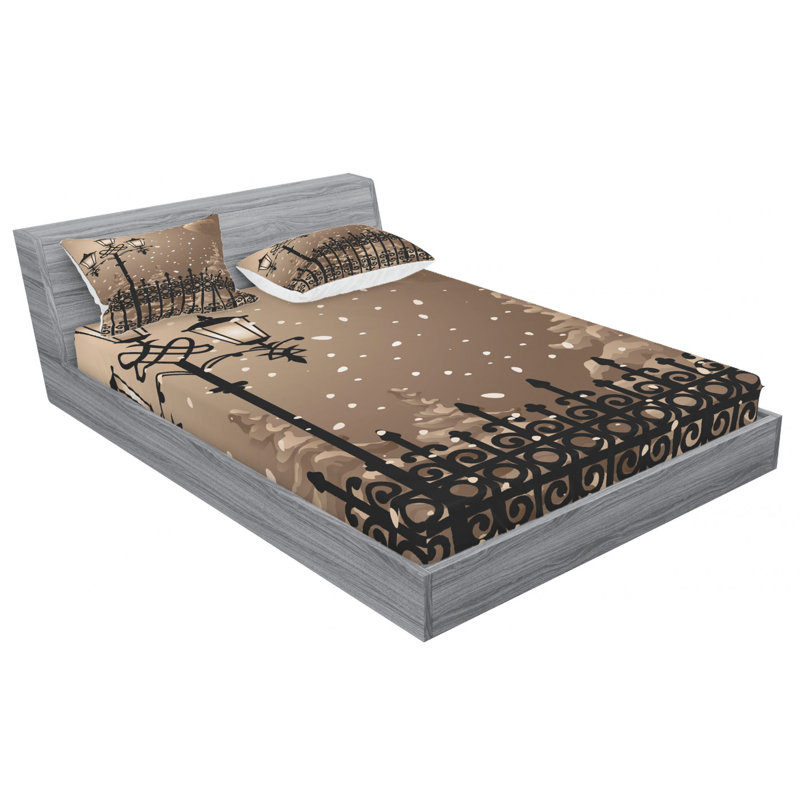 Microfiber Sheet Set, Full Sheet Set with Fitted Sheet