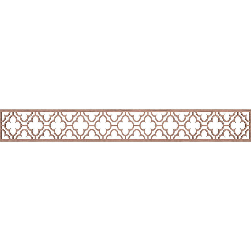 Moulure de Chicago, H 6 po x l 46,5 po x P 0,25 po, Noyer